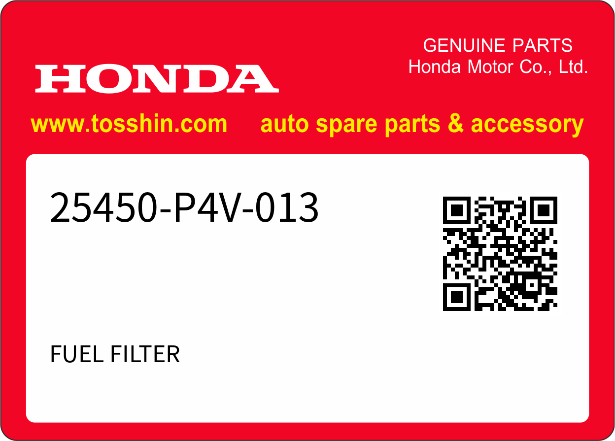 Honda 25450-P4V-013 FUEL FILTER