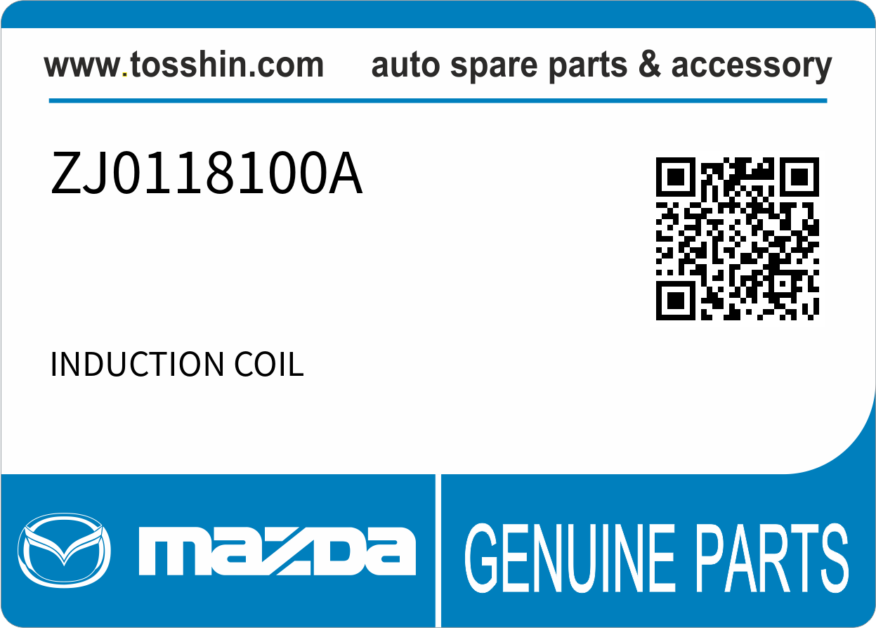 Mazda ZJ0118100A INDUCTION COIL